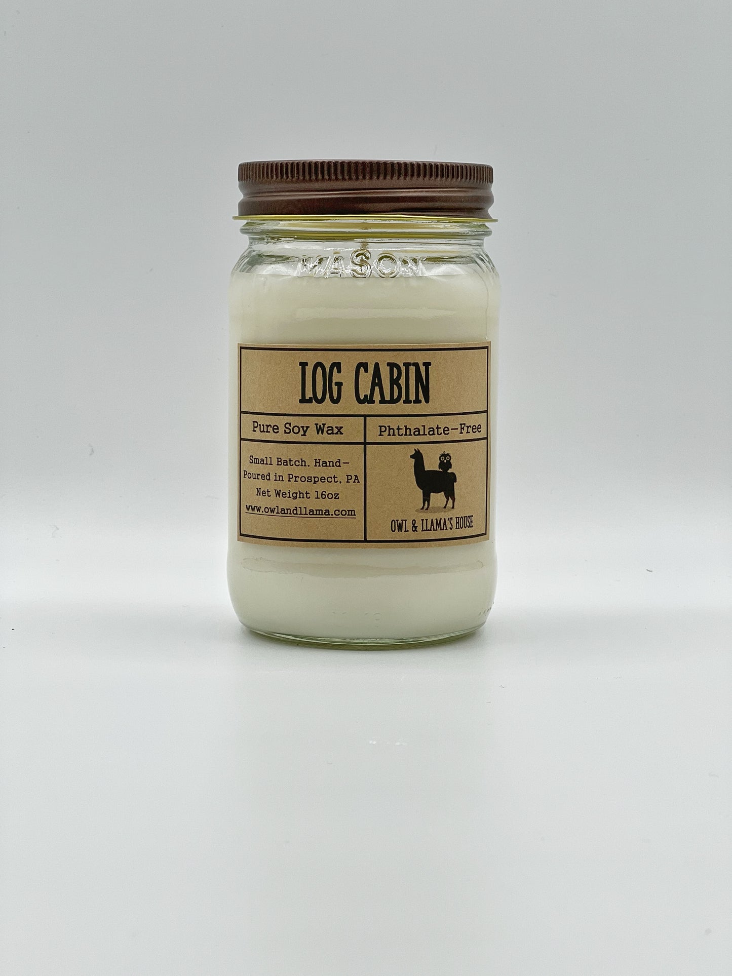 Log Cabin Farmhouse Candle