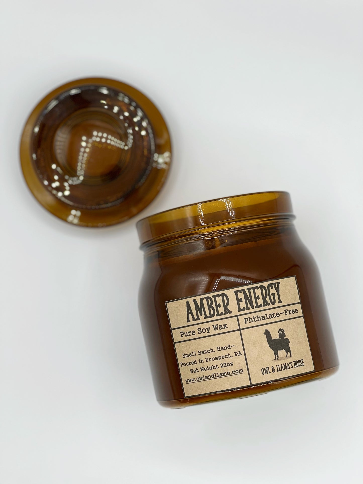 Amber Energy Candle