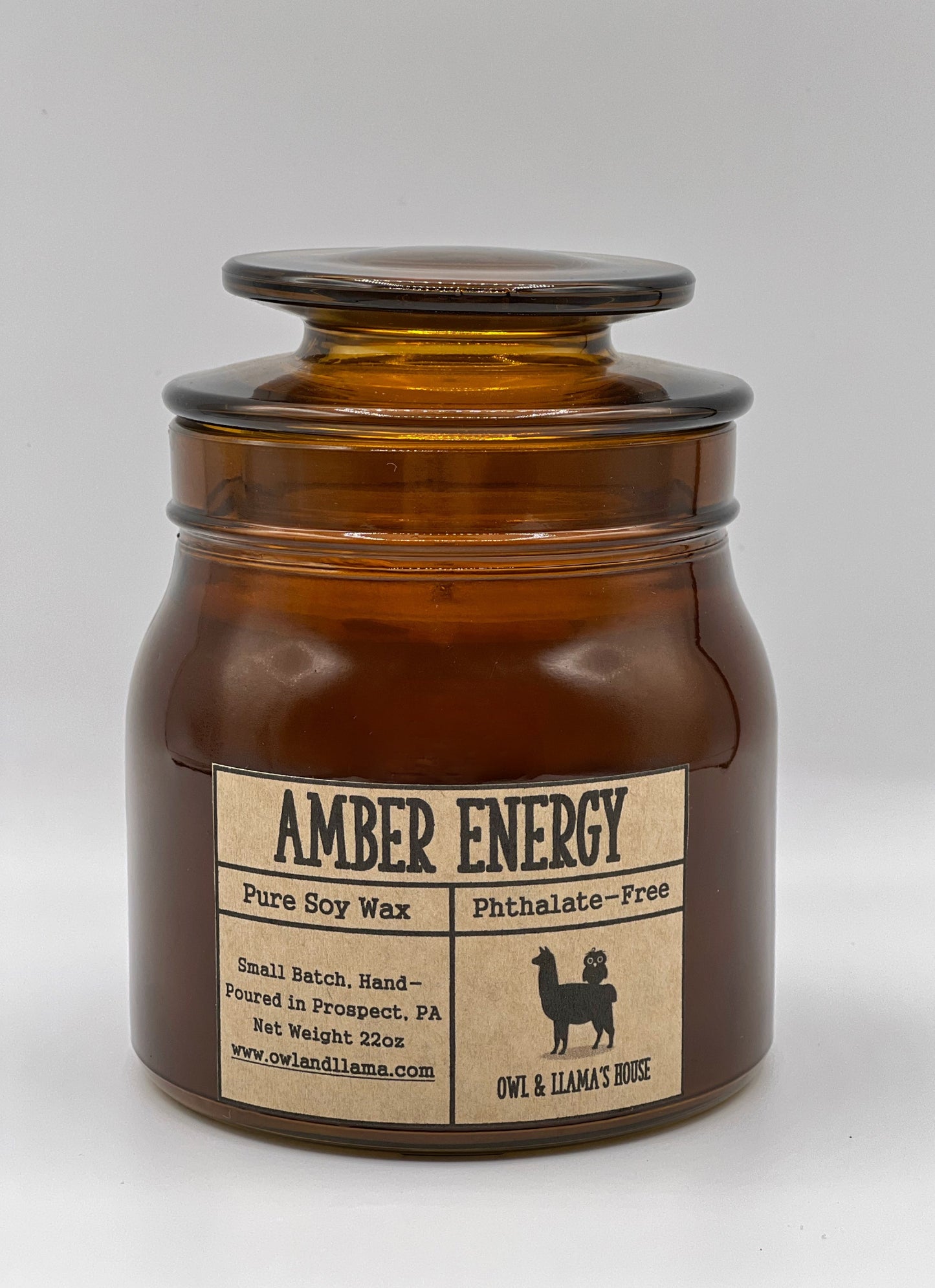 Amber Energy Candle