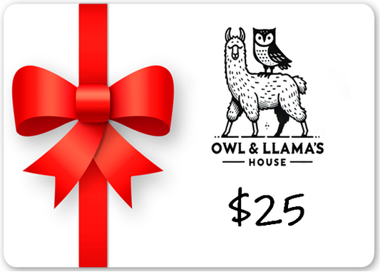 Owl & Llama's House Gift Card