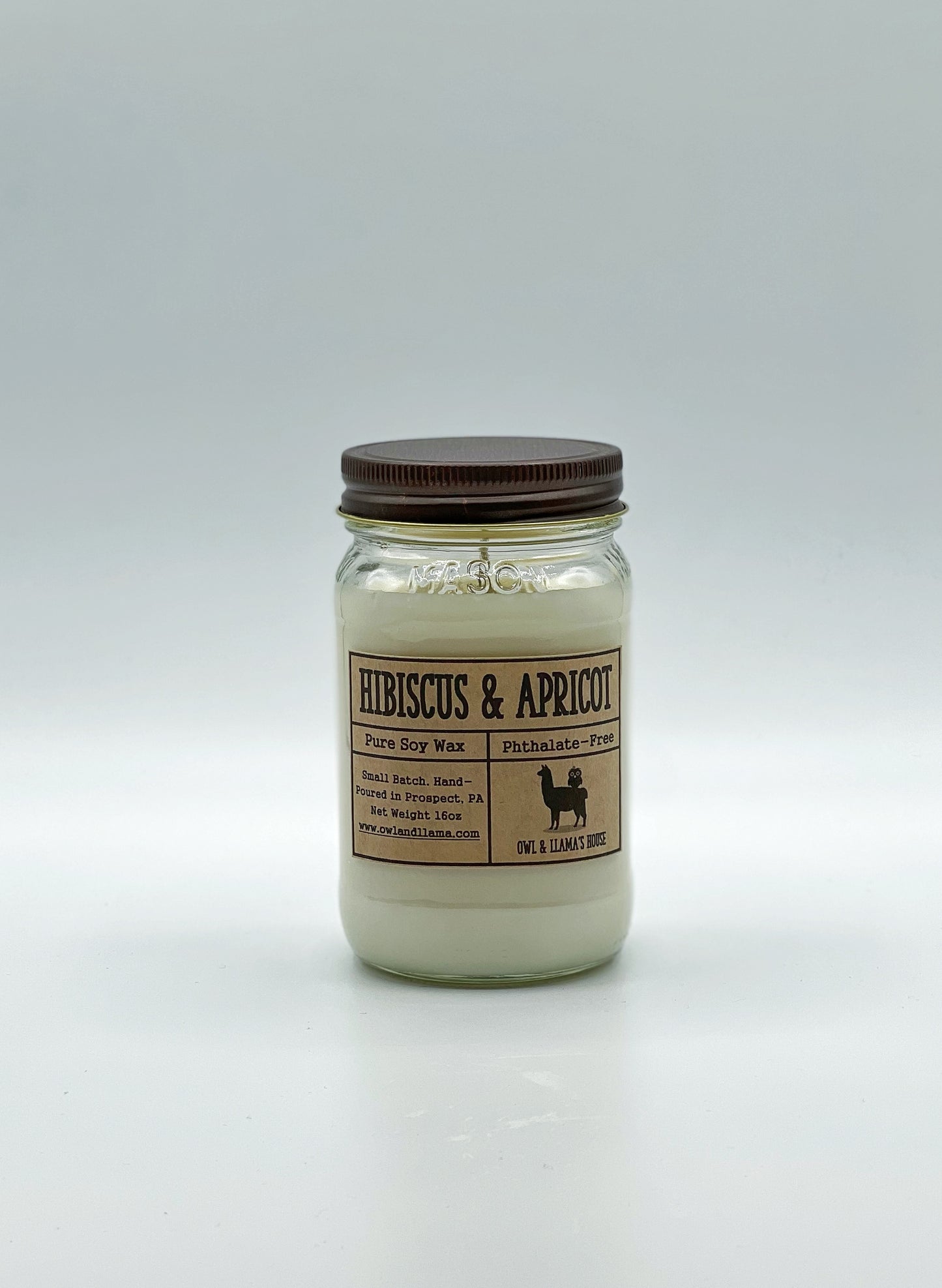 Hibiscus & Apricot Farmhouse Candle